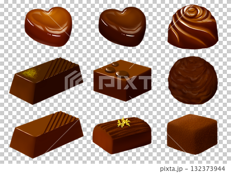 Bonbon Chocolat 9件組⓷單顆巧克力情人節 132373944