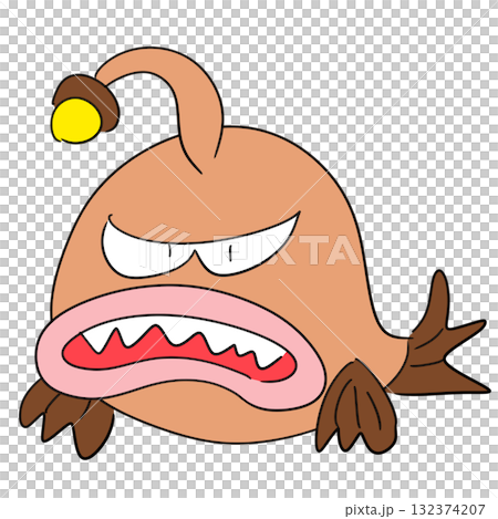 琵琶魚的插圖 琵琶魚的插圖 132374207