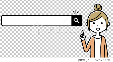 Young woman mom search 132374526