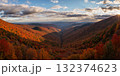 秋の紅葉の風景　AI生成画像 132374623