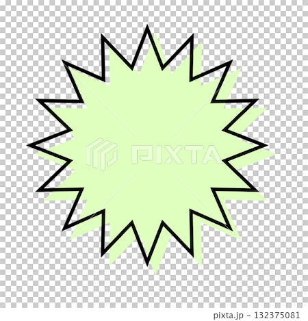 Simple, misaligned lines in speech bubbles, jagged shapes Simple, misaligned lines in speech bubbles, jagged shapes 132375081