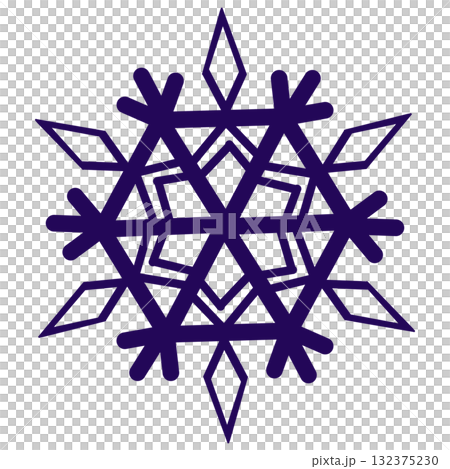 Beautiful purple snowflakes 132375230
