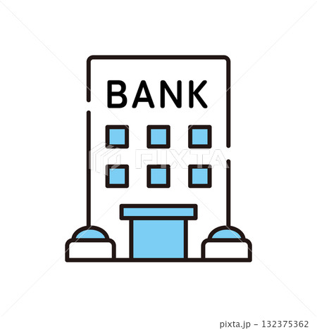 銀行　アイコン 132375362