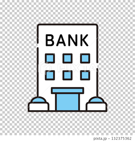銀行　アイコン 132375362