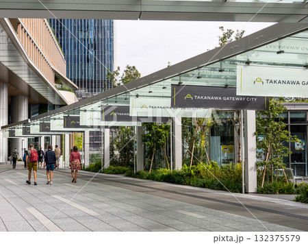 高輪ゲートウェイシティ　ゲートウェイパークの景観（東京都港区） 132375579