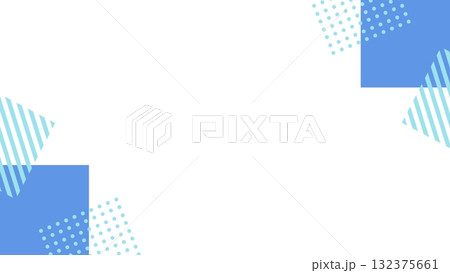 シンプルな幾何学のポップなビジネスフレーム背景 シンプルな幾何学のポップなビジネスフレーム背景 132375661