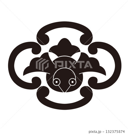 家紋 雀 家紋 雀 132375874