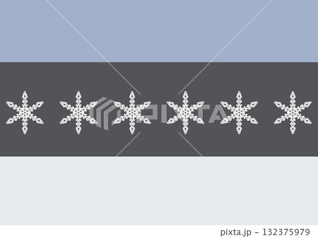シンプルな幾何学模様とスノーフレークの冬背景 シンプルな幾何学模様とスノーフレークの冬背景 132375979