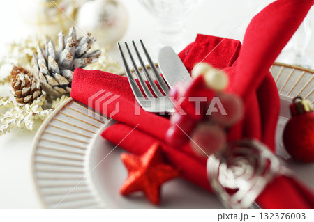 クリスマス・テーブルコーディネート・イメージ 132376003