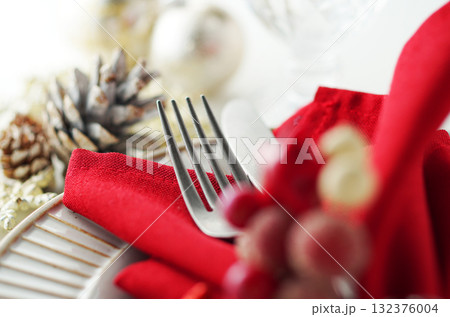 クリスマス・テーブルコーディネート・イメージ 132376004