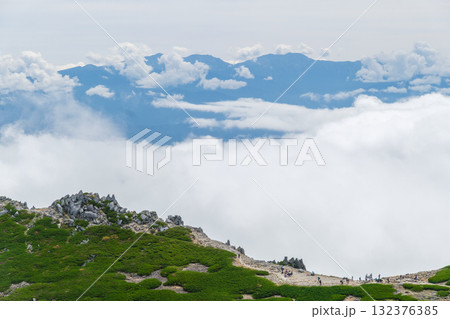 千畳敷カールから中央アルプスの眺め | 長野県駒ヶ根市【9月】 132376385
