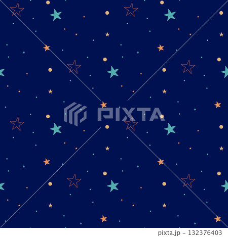 pattern with doodle stars pattern with doodle stars 132376403