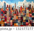 パッチワークで出来た大都市 132377277