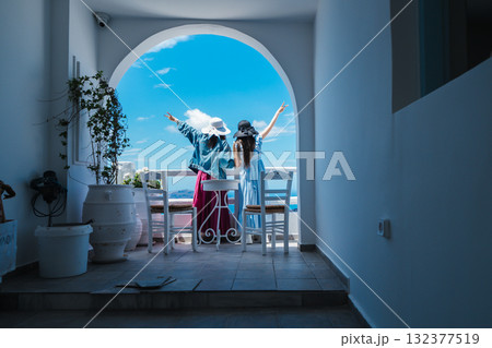 サントリーニ島の美しい風景 サントリーニ島の美しい風景 132377519