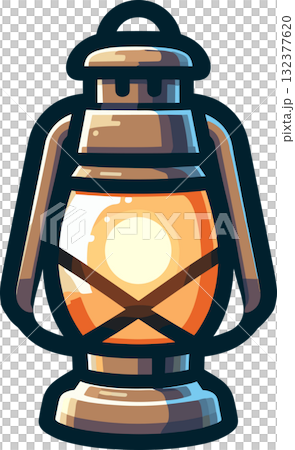 simple lantern illustration 132377620