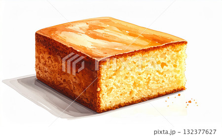 Slice of Cake Illustration Isolated on White Slice of Cake Illustration Isolated on White 132377627