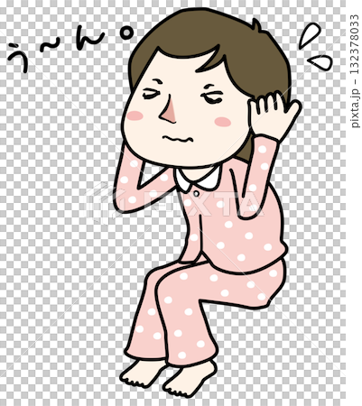 壓力大的女人因失眠而無法入睡 壓力大的女人因失眠而無法入睡 132378033