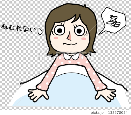 因失眠而無法入睡的女人 因失眠而無法入睡的女人 132378034