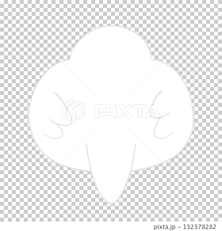 White Java Sparrow, back view 132378282