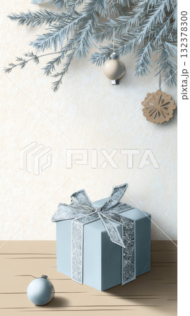 プレゼントの置かれたテーブル 132378300