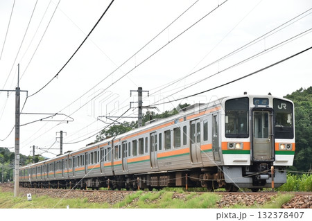中央西線を行く211系電車K5編成 中央西線を行く211系電車K5編成 132378407