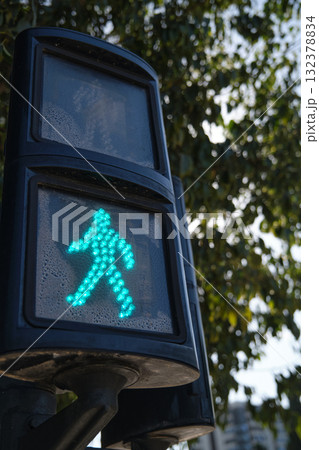 Close-up of city work traffic lights 132378834