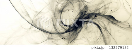 Elegant abstract background with fluid smoky swirls and delicate speckled patterns in grayscale. Elegant abstract background with fluid smoky swirls and delicate speckled patterns in grayscale. 132379182