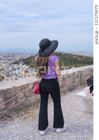 ギリシャのアテネのアクロポリス 132379870