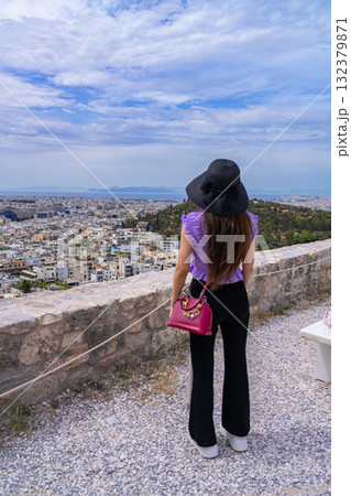 ギリシャのアテネのアクロポリス 132379871