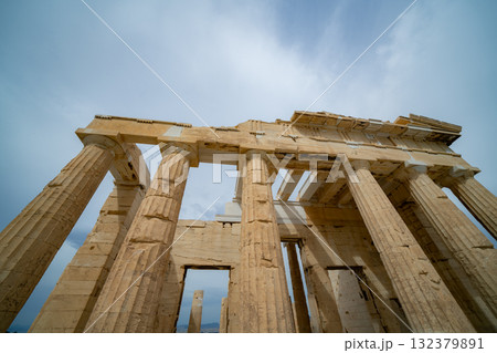 ギリシャのアテネのアクロポリス 132379891