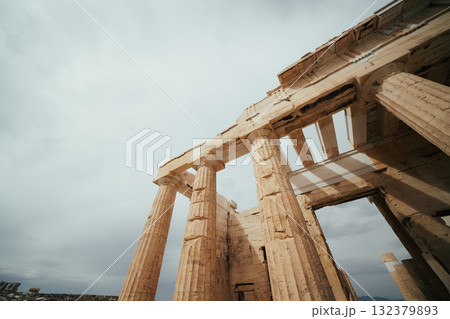 ギリシャのアテネのアクロポリス ギリシャのアテネのアクロポリス 132379893