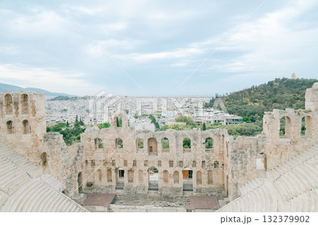 ギリシャのアテネのアクロポリス 132379902