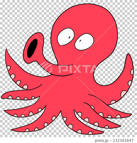 タコのイラスト タコのイラスト 132381647