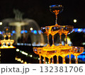 カラフルなグラスタワーのイルミネーション 132381706