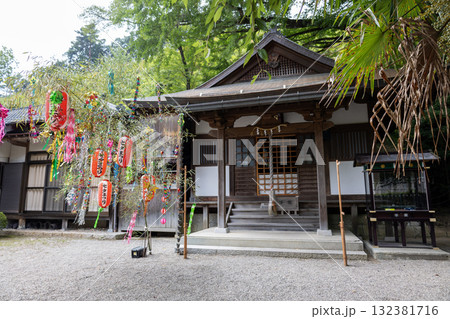 奈良県/天河大弁財天 来迎院の七夕祭装飾(2025年8月28日撮影) 奈良県/天河大弁財天 来迎院の七夕祭装飾(2025年8月28日撮影) 132381716