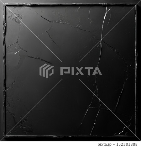 Abstract texture theme background on square template with copy space for text in black color tone. Abstract texture theme background on square template with copy space for text in black color tone. 132381888