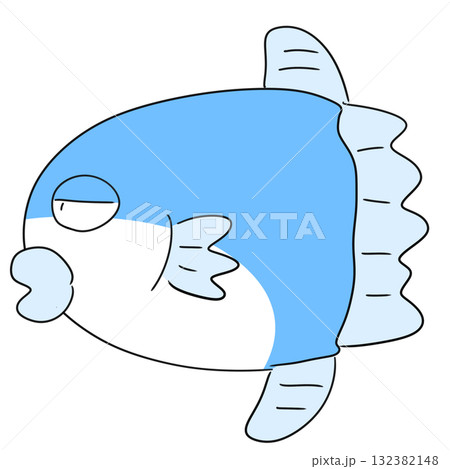 マンボウのイラスト 132382148