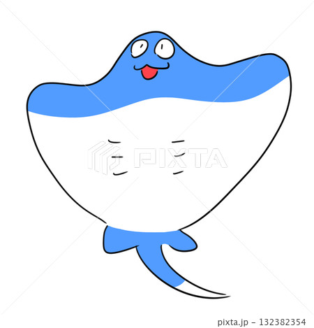 エイのイラスト エイのイラスト 132382354