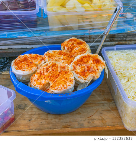 Sauerkraut Cabbage With Paprika 132382635