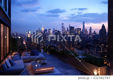 aerial view of downtown aerial view of downtown 132382787