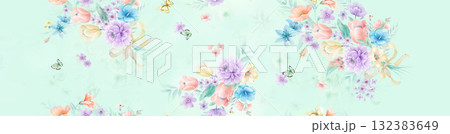 Handpainted Diverse Decorative Pattern Collection Artwork Assortment 132383649
