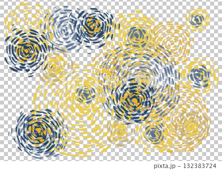 starry night impressionist style painting llustartion background art 132383724