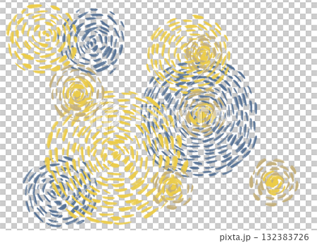 starry night impressionist style painting llustartion background art 132383726