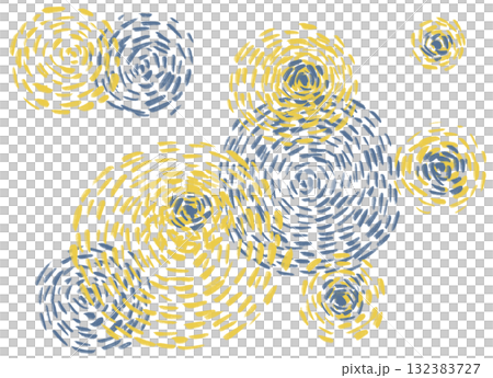 starry night impressionist style painting llustartion background art 132383727