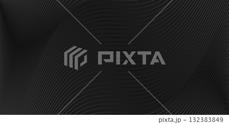 Abstract black background from lines. Wavy line drawing . Design element. Vector illustration . Abstract black background from lines. Wavy line drawing . Design element. Vector illustration . 132383849