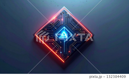 ロゴなどの素材にお使いください 132384409