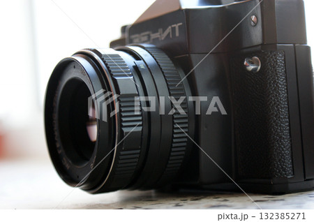 old vintage camera reflex camera single lens mirror russian vintage retro old vintage camera reflex camera single lens mirror russian vintage retro 132385271