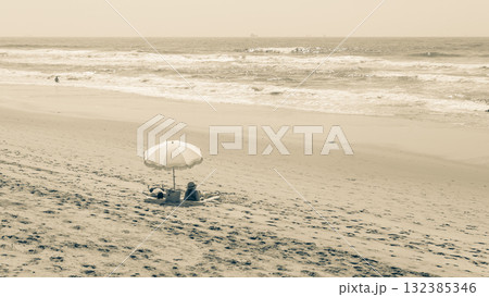Beach Ocean Summer Couple Sunbathing Beach Ocean Summer Couple Sunbathing 132385346