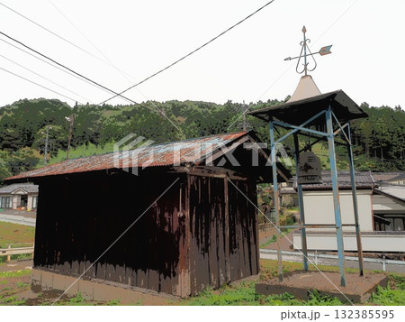 山間の集落を見守る火の見櫓(afr20251022064734) 山間の集落を見守る火の見櫓(afr20251022064734) 132385595