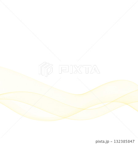 Gentle wave of abstract lines creates a soft...のイラスト素材 [132385847] - PIXTA